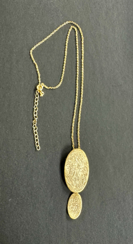 Preview: Anhänger in Ovalerform 2 teilig  925er Silber vergoldet